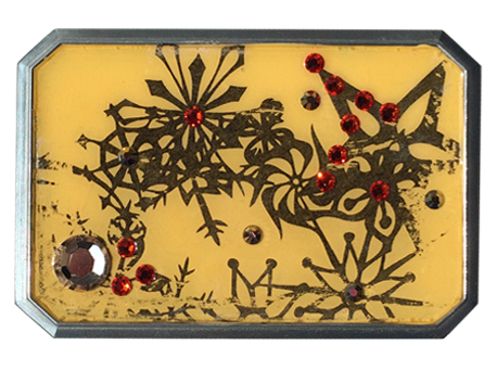 Belt Buckle Mixed Media